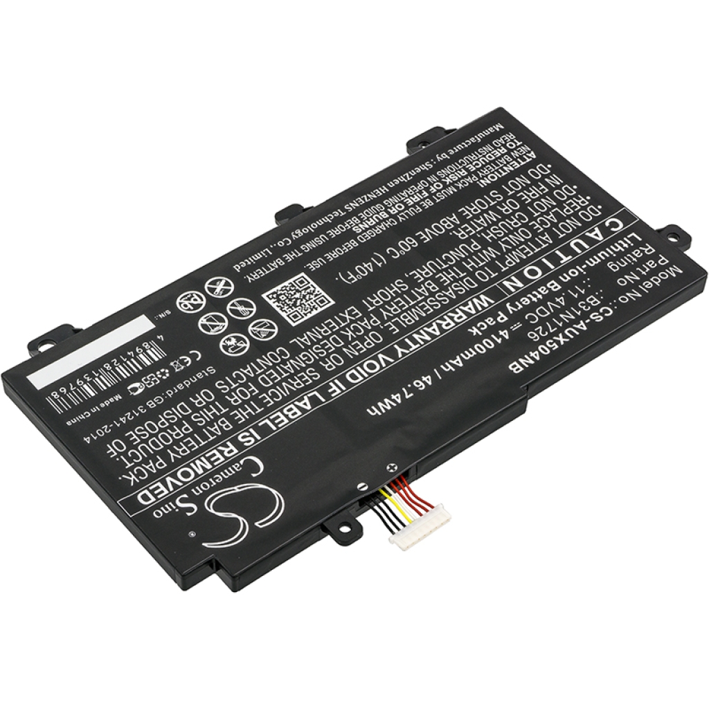 Batterier till bärbara datorer Asus CS-AUX504NB