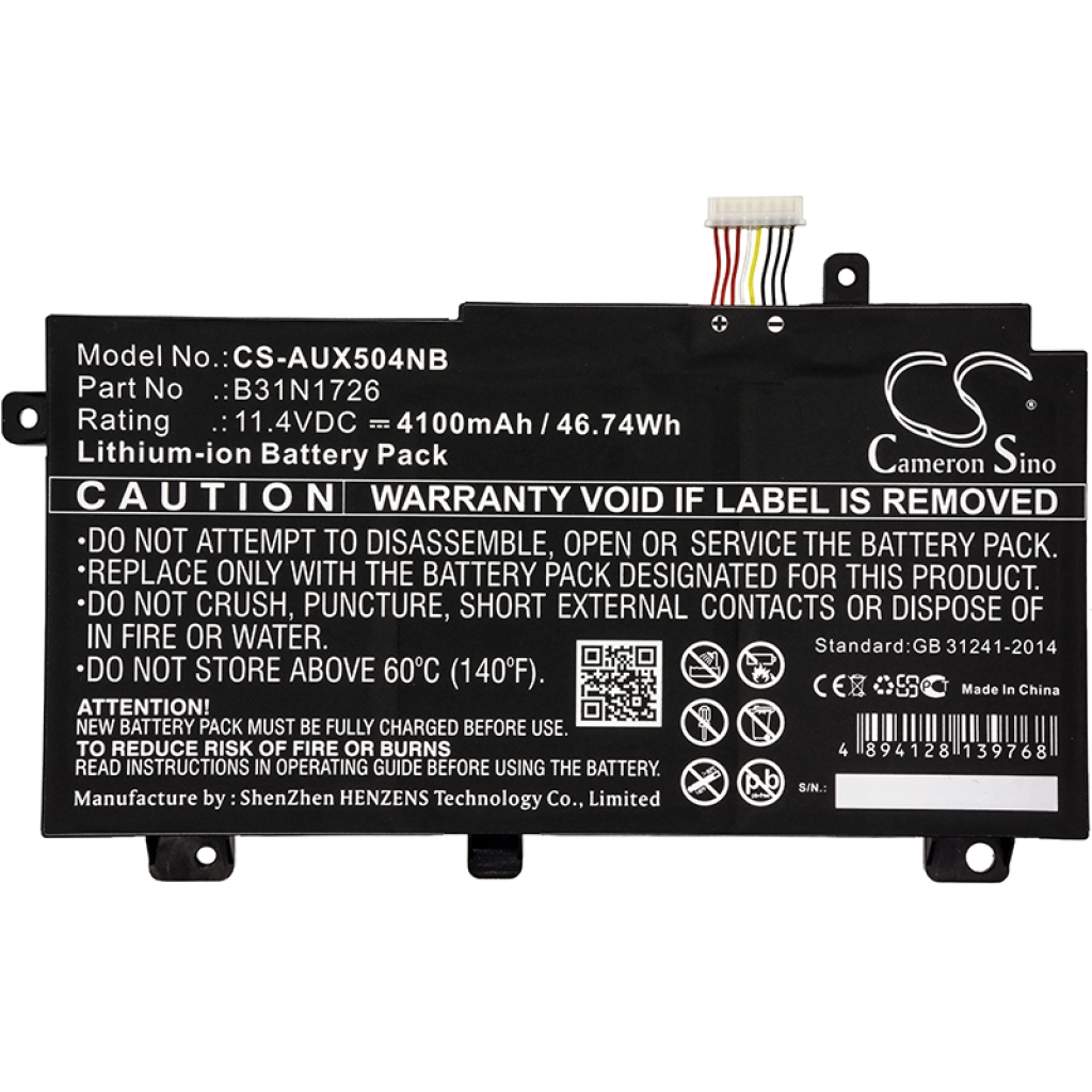 Notebook battery Asus FX504GM-EN019T