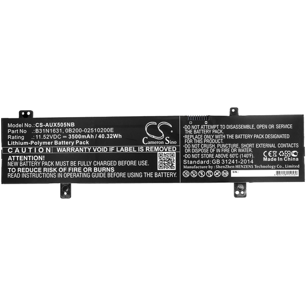 Battery Replaces B31N1631