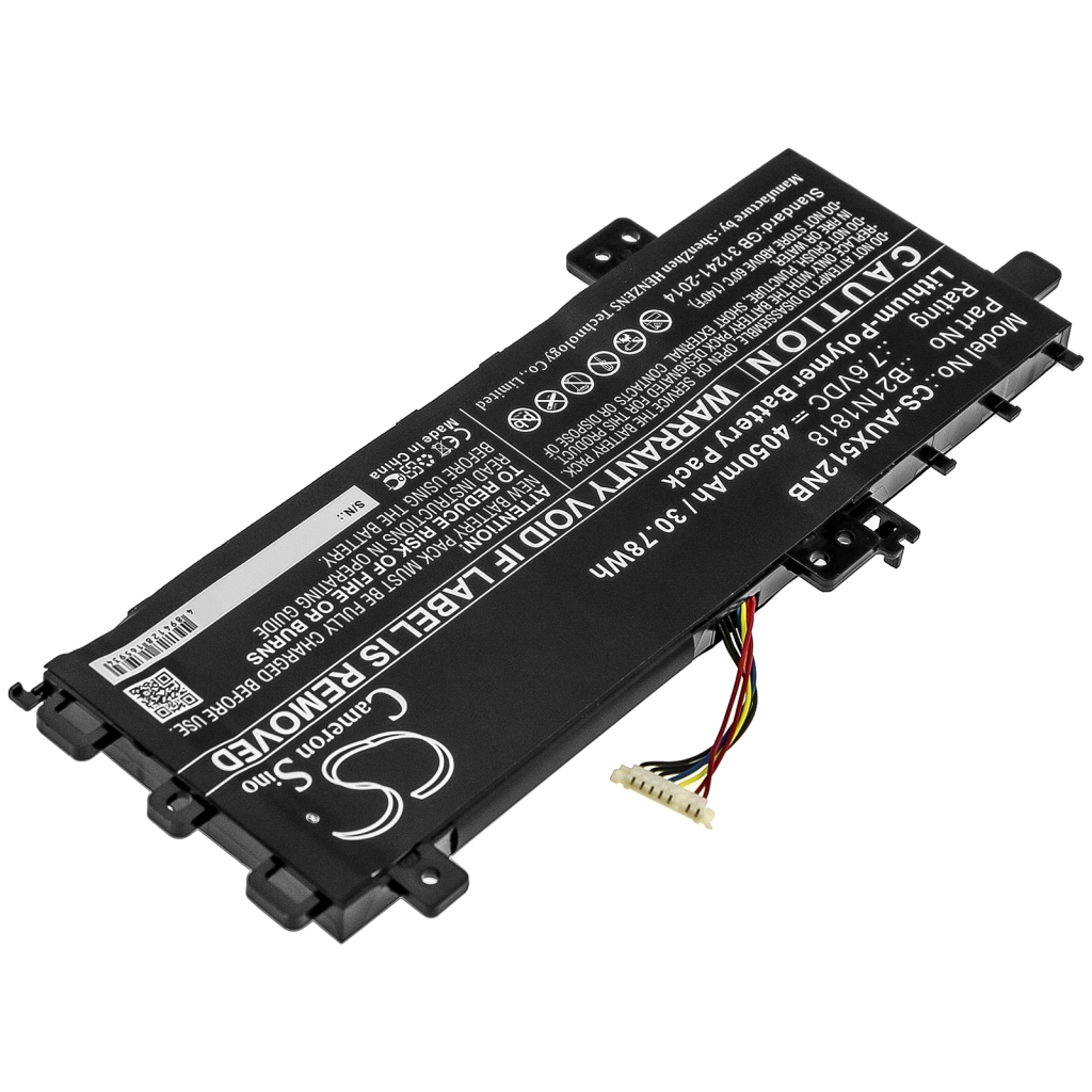 Batterier Ersätter VivoBook 17 F712FA-BX417T 90NB0L61-M05240