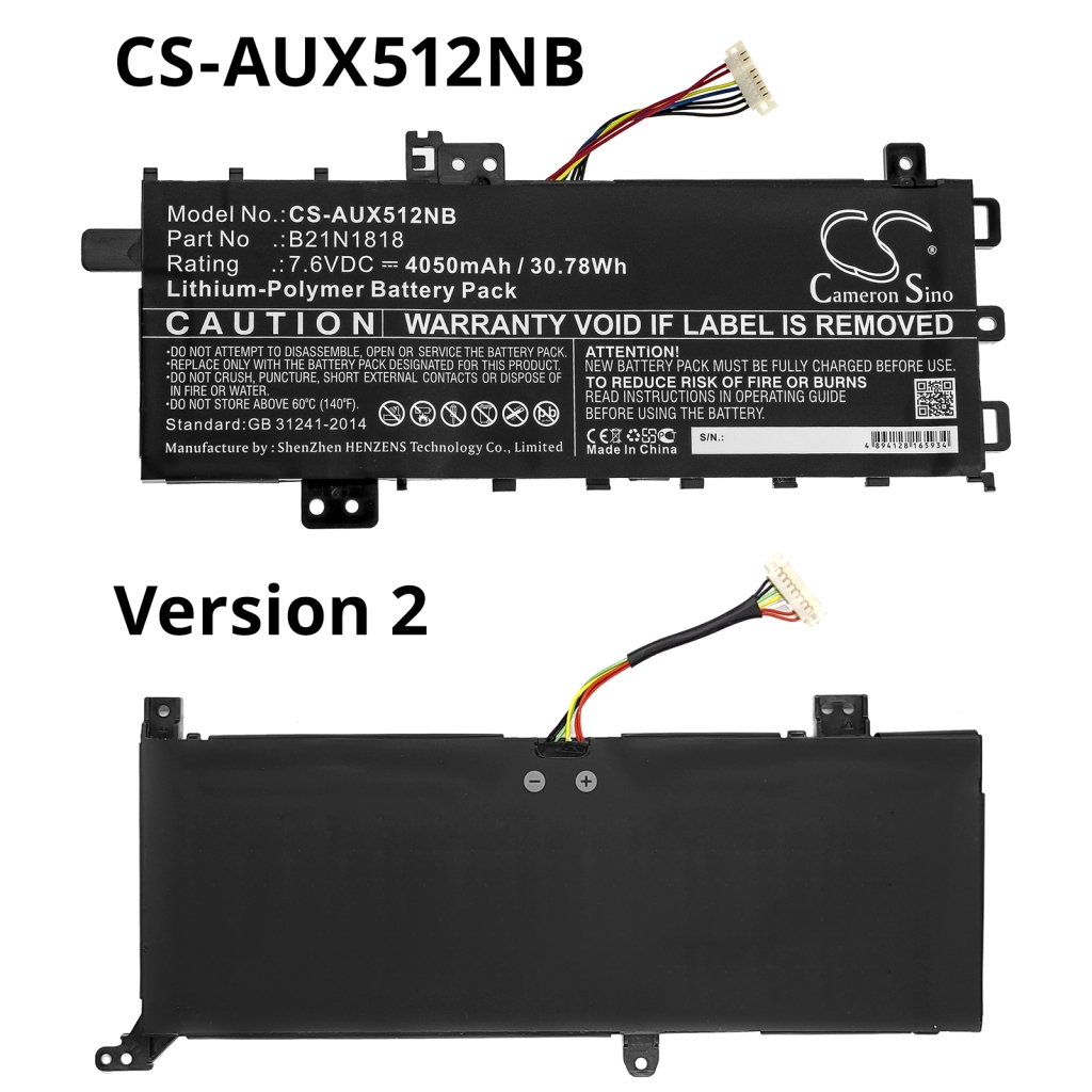 Notebook battery Asus CS-AUX512NB