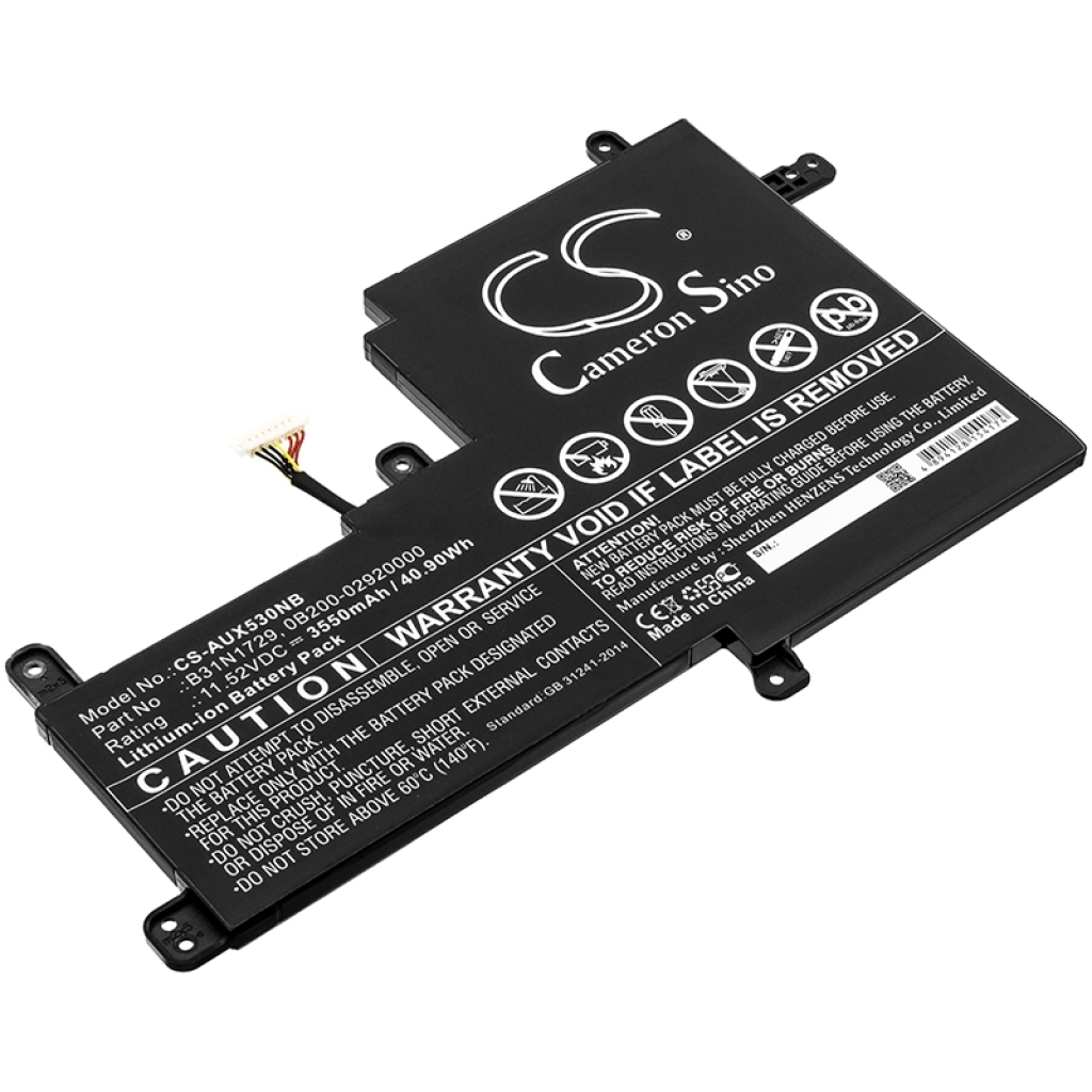 Batterier Ersätter VivoBook S15 S530UFBQ051T