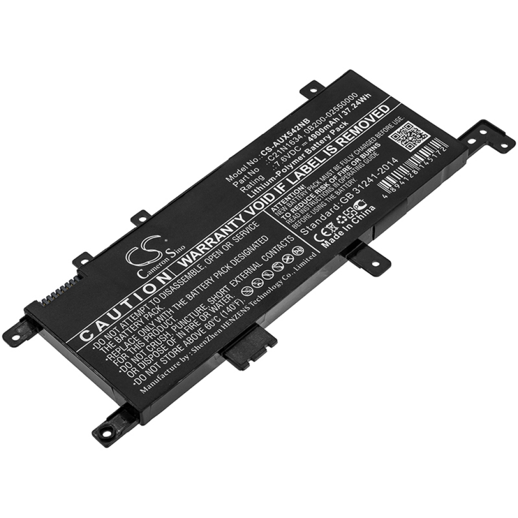 Batterier Ersätter VivoBook 15 X542UA