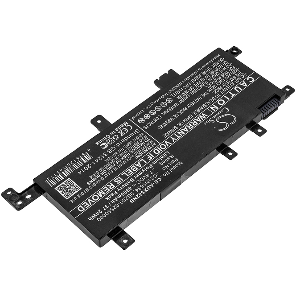 Batterier Ersätter VivoBook 15 X542UQ-DM026T