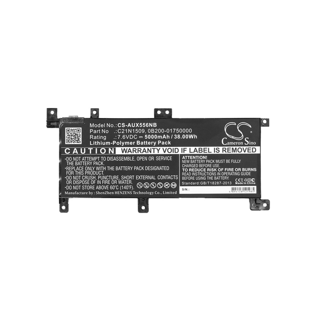 Batterier Ersätter VivoBook X556UA-XO1089T