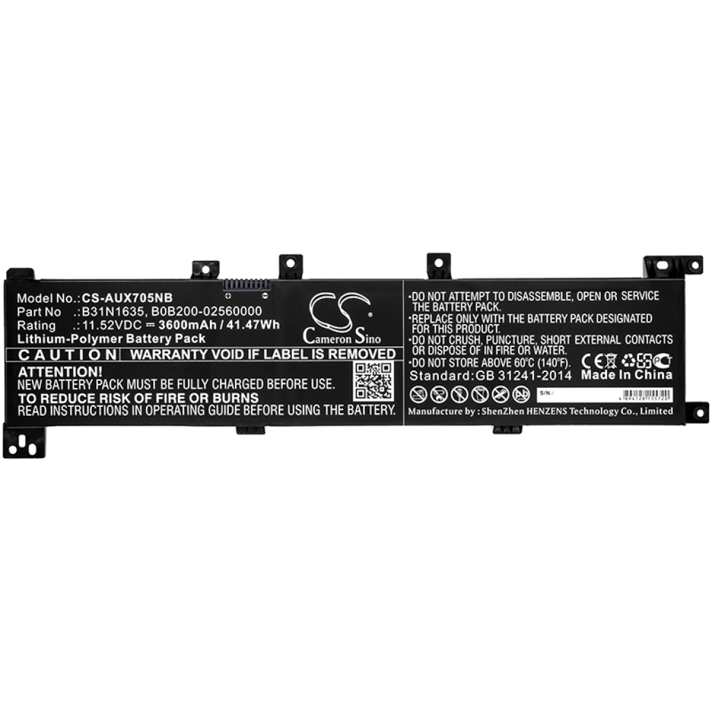 Battery Replaces B31N1635