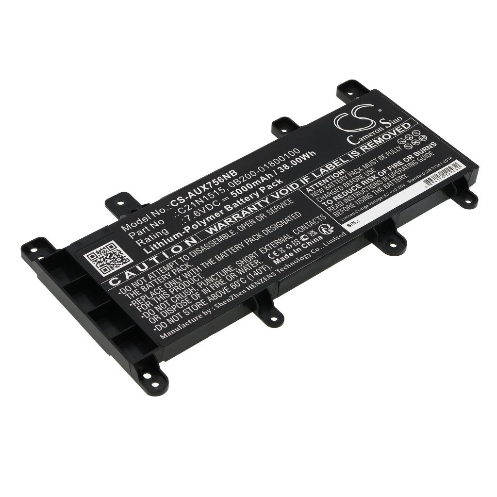 Batterier Ersätter VivoBook X756UJ-TY008T