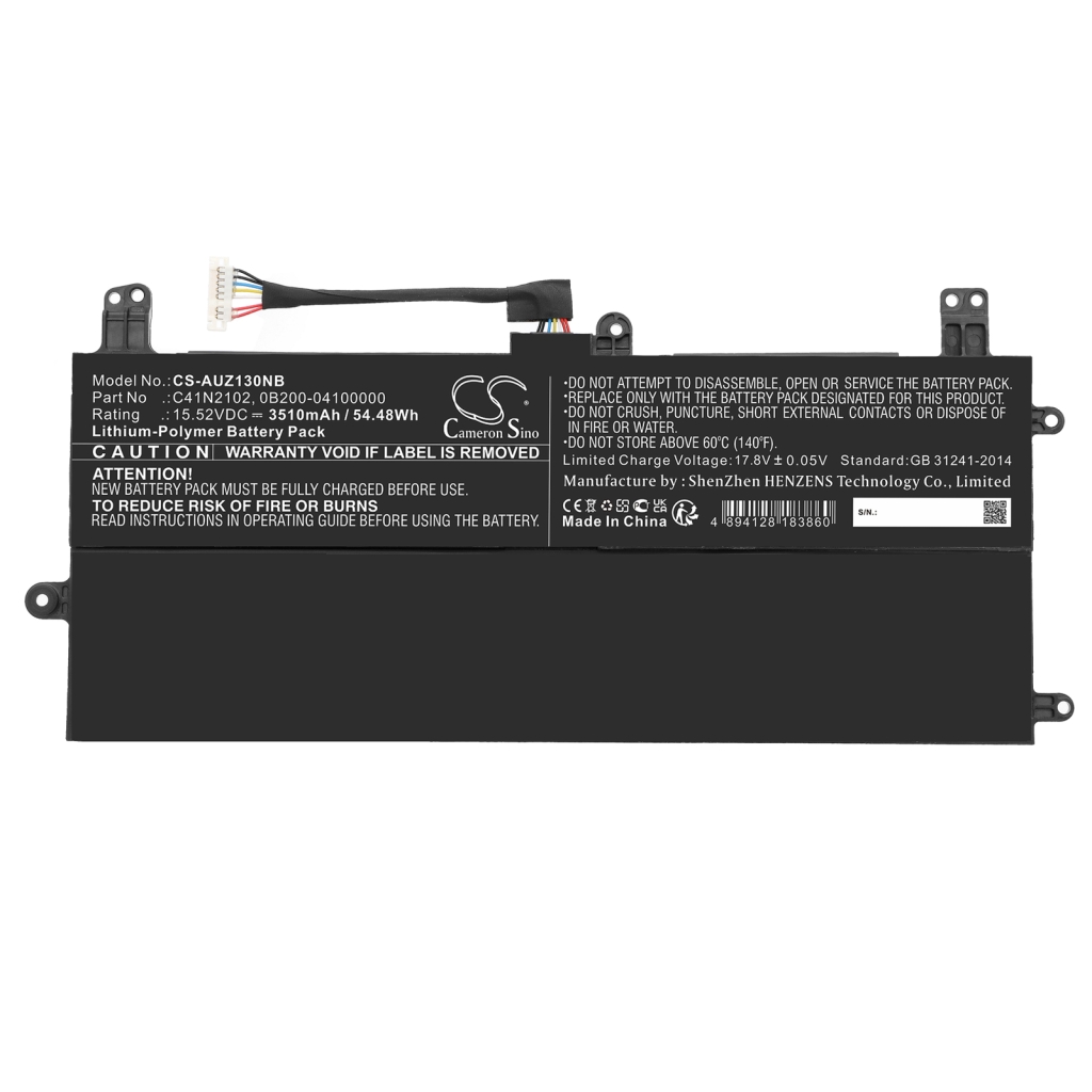 Batterier till bärbara datorer Asus CS-AUZ130NB