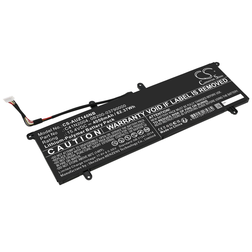 Batterier Ersätter ZenBook Duo 14 UX482EA-HY001TS