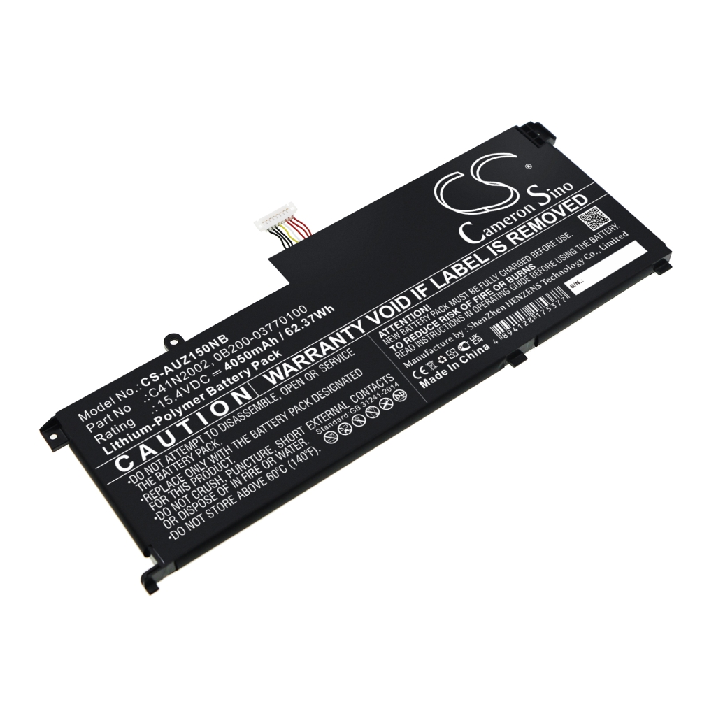 Batterier Ersätter ZenBook Pro 15 UX535LH-BO063T