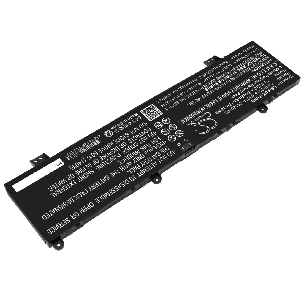 Batterier till bärbara datorer Asus CS-AUZ166NB