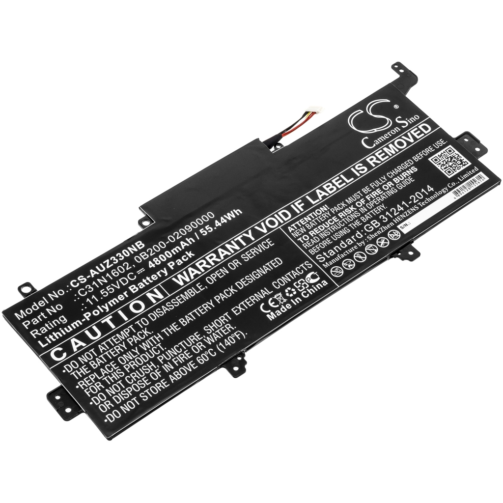 Batterier Ersätter Zenbook UX330UA-FB316T