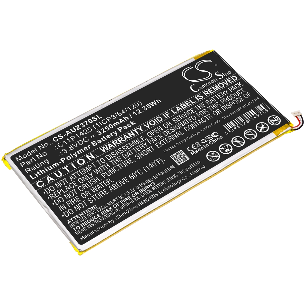 Batterier för surfplattor Asus CS-AUZ370SL