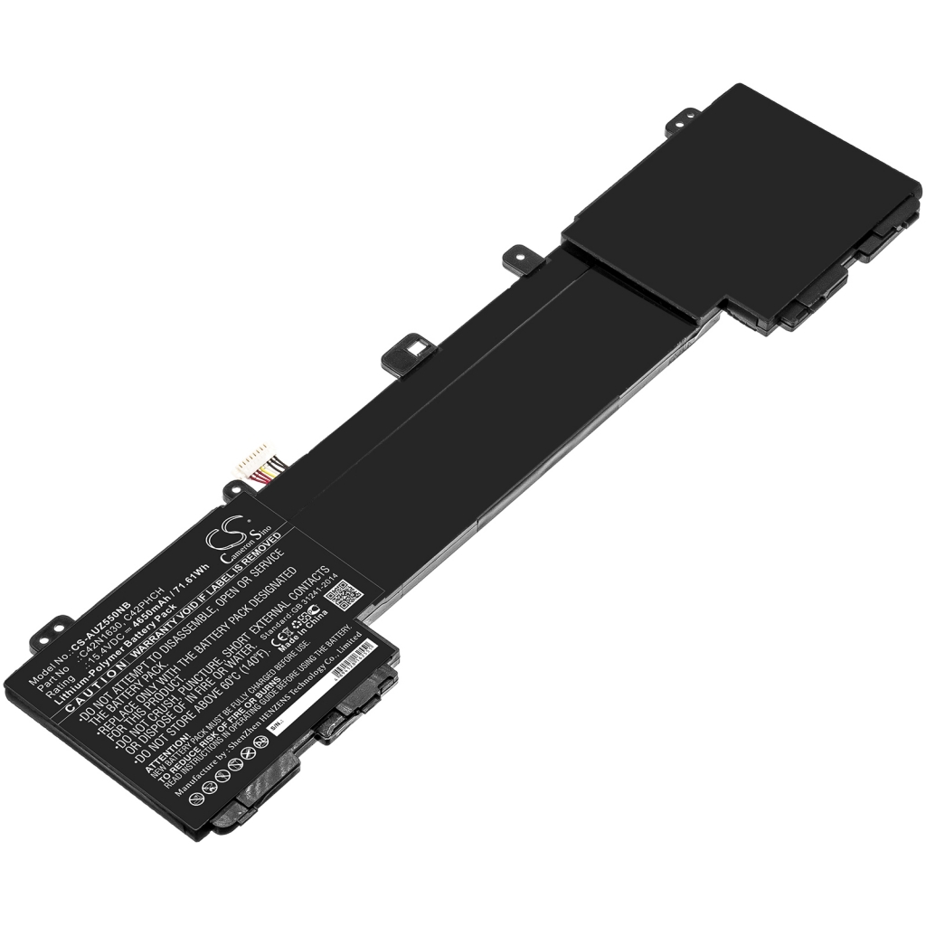 Batterier Ersätter ZenBook Pro UX550VE-E3061T