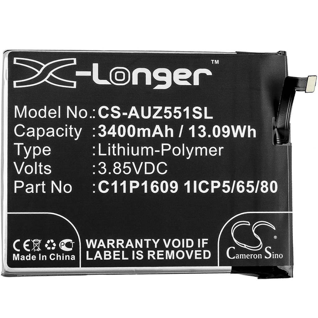 Batterier till mobiltelefoner Asus CS-AUZ551SL