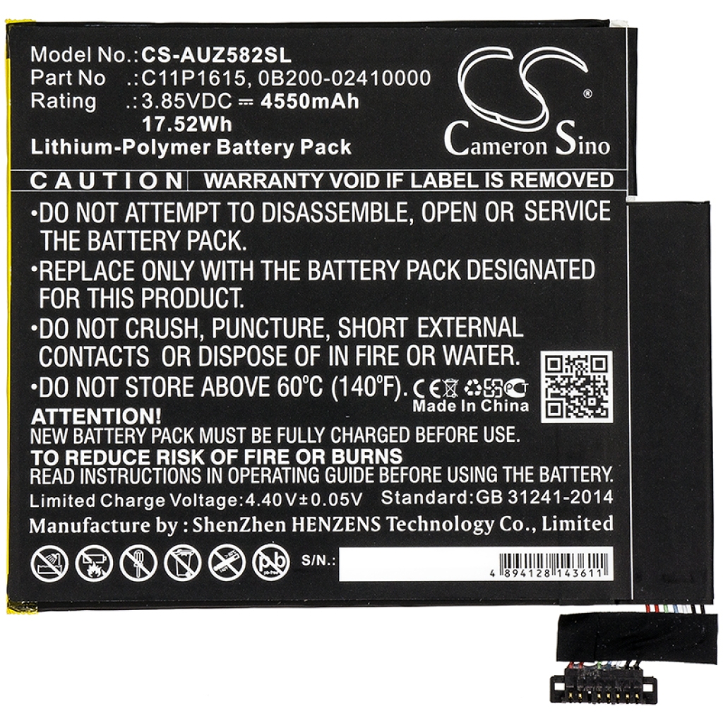 Batterier Ersätter 0B200-02410000