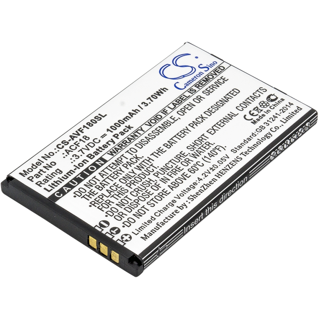 Batterier till mobiltelefoner Archos CS-AVF180SL