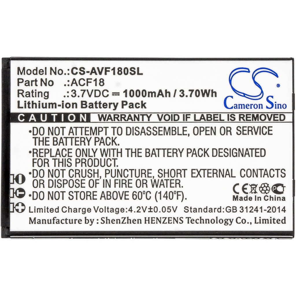 Battery Replaces ACF18V2