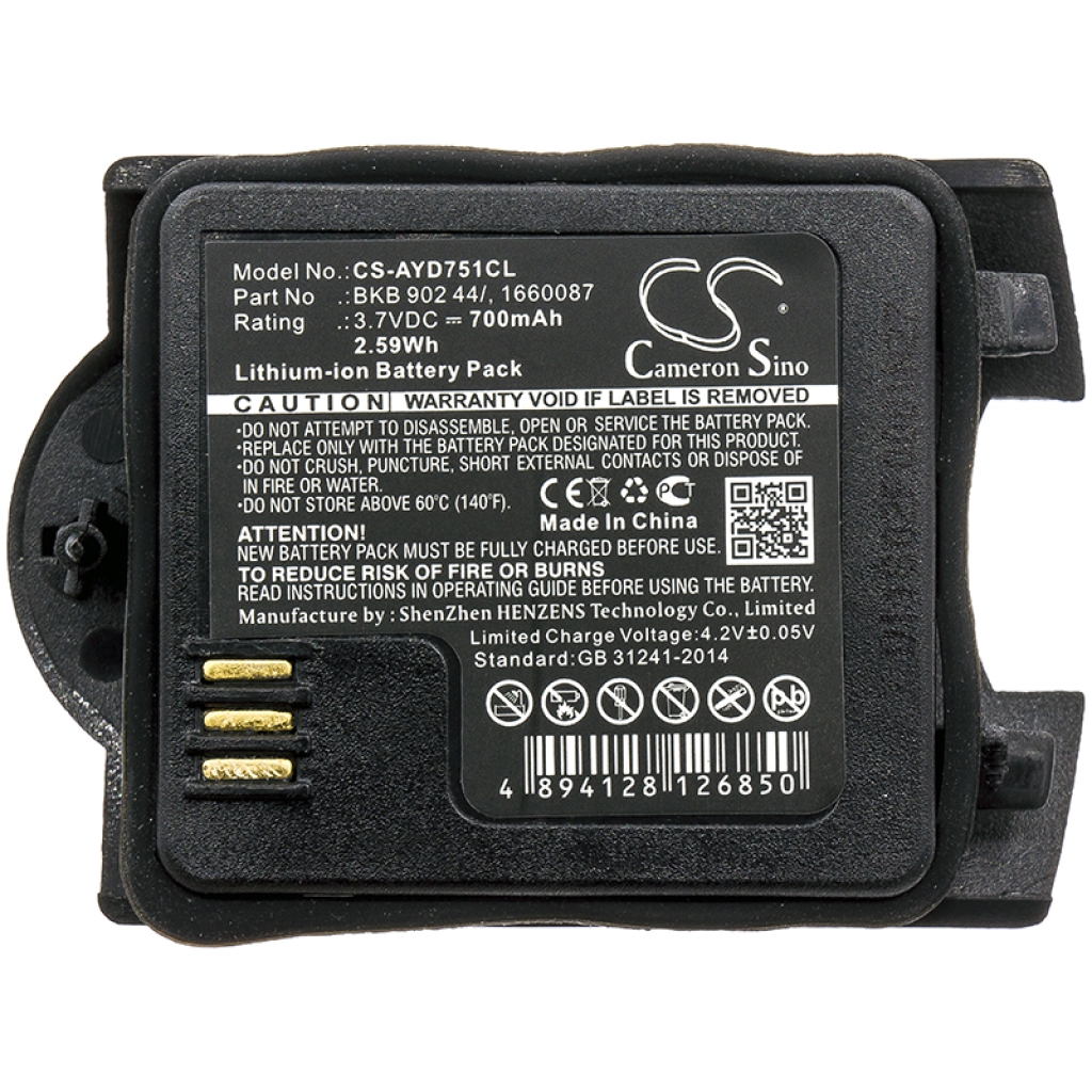 Batterier till trådlösa telefoner Ascom CS-AYD751CL