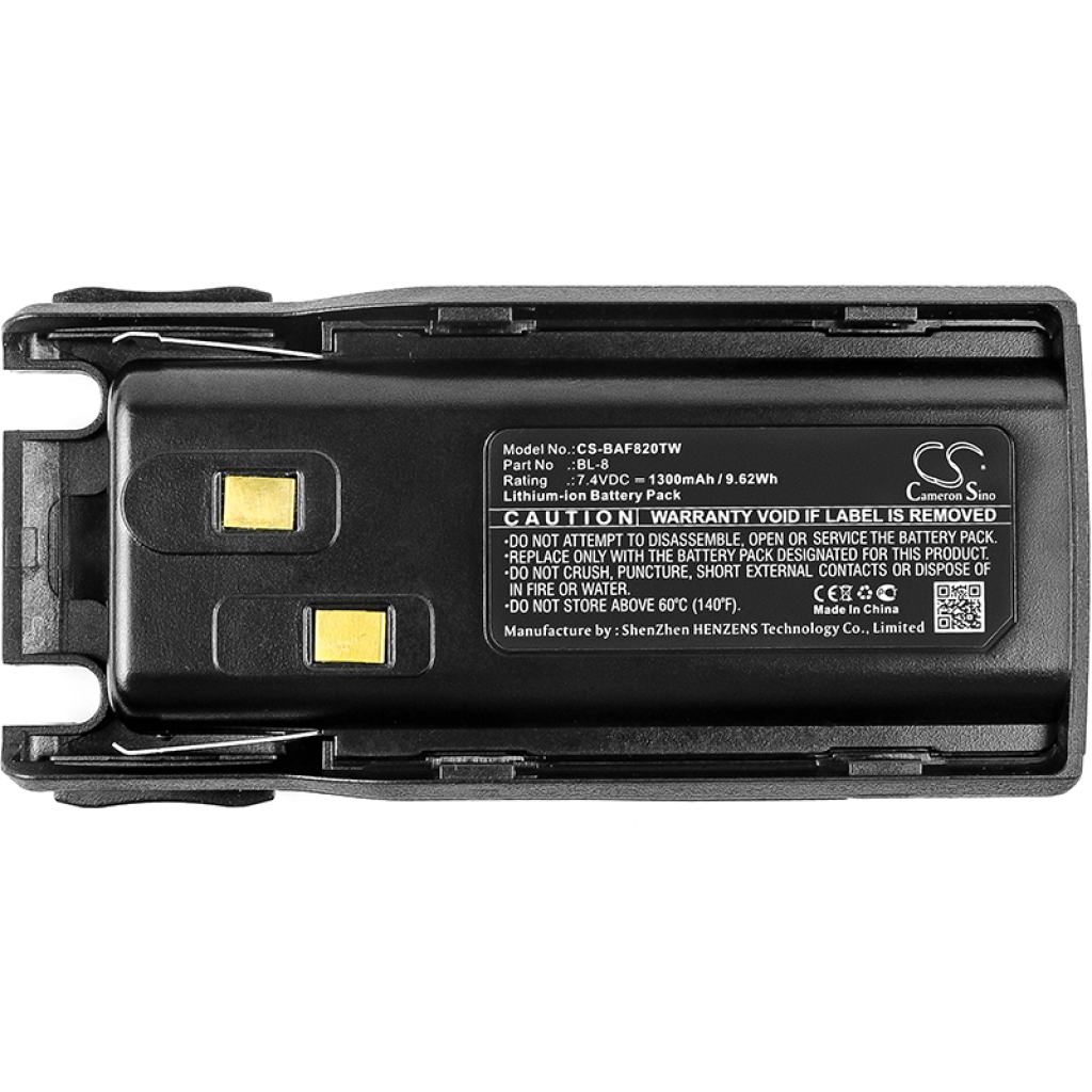 Batterier Ersätter UV-82HP