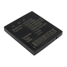 Compatible battery replacement for Panasonic CGA-S004,CGA-S004A,CGA-S004A/1B,CGA-S004E/1B,DMW-BCB7