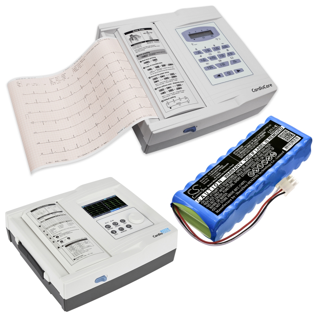 Batterier Ersätter Cardio Touch 3000 EKG