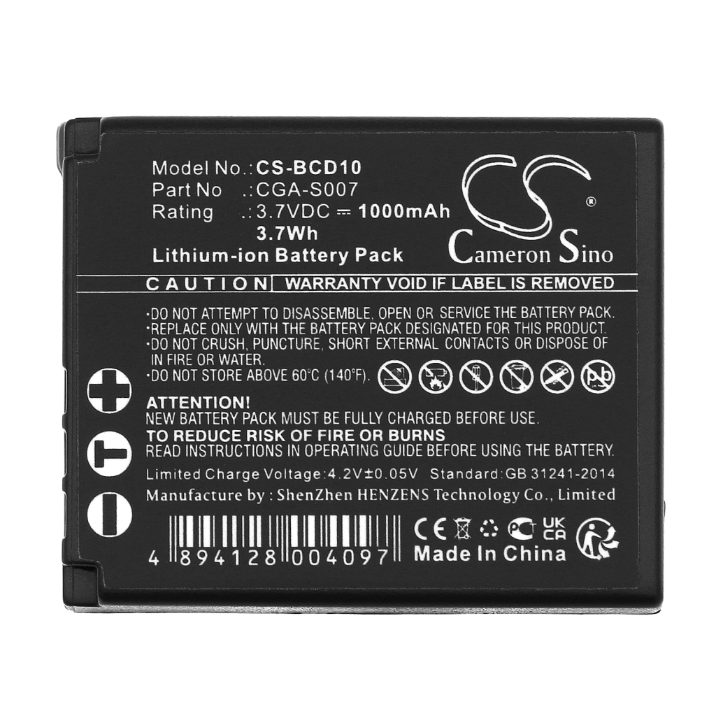 Batteries Camera Battery CS-BCD10