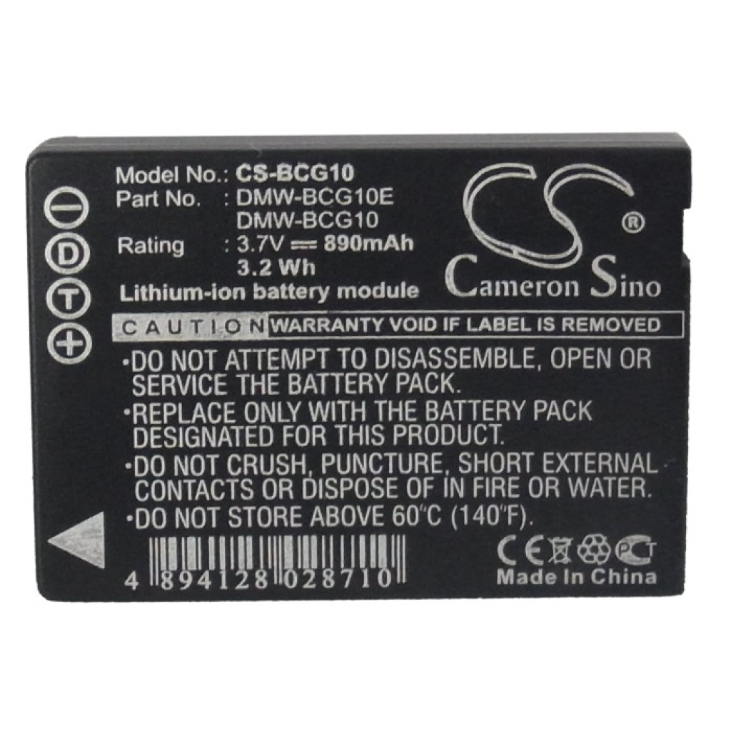 Camera Battery Panasonic Lumix DMC-TZ6EG-S