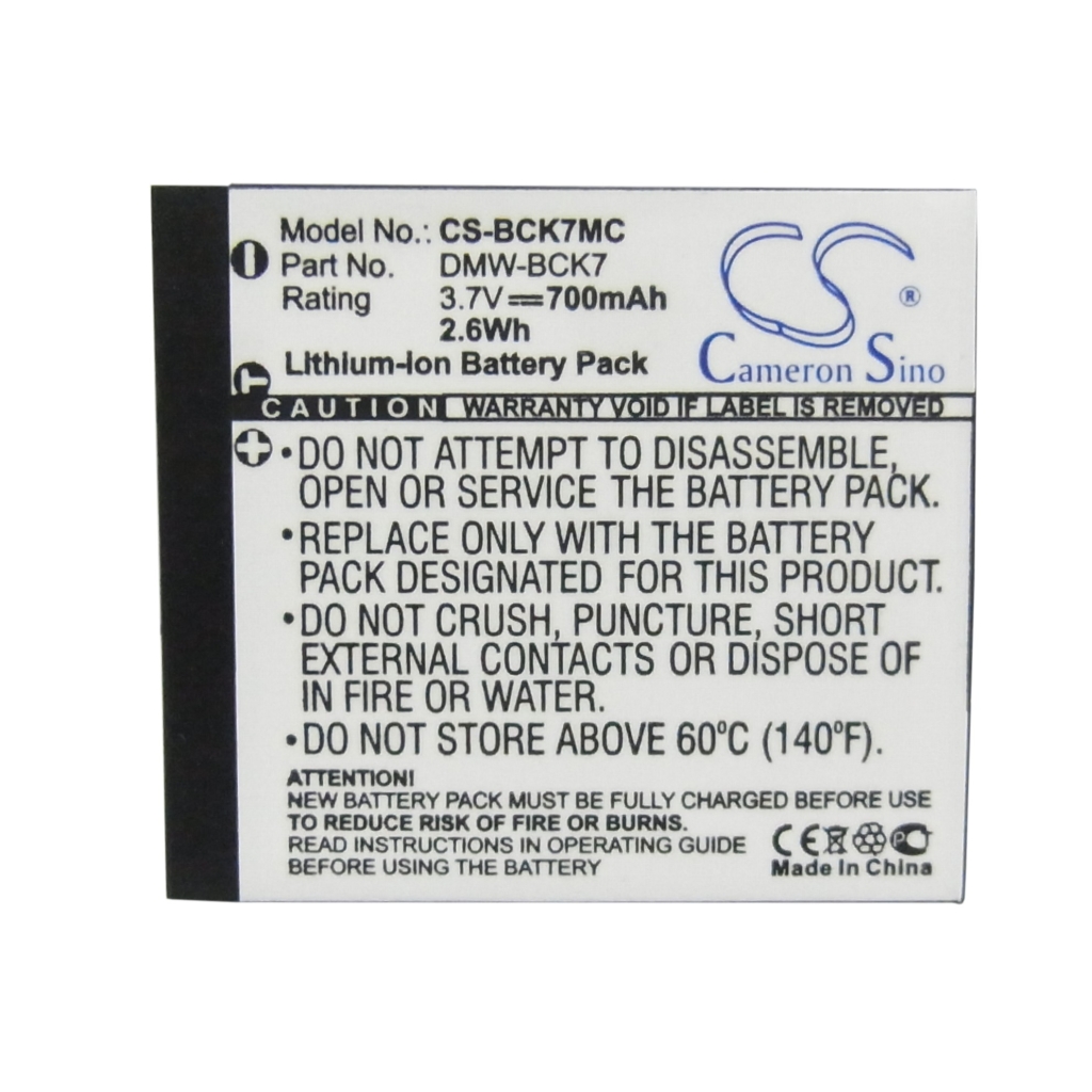 Batterier Ersätter Lumix DMC-FH25H