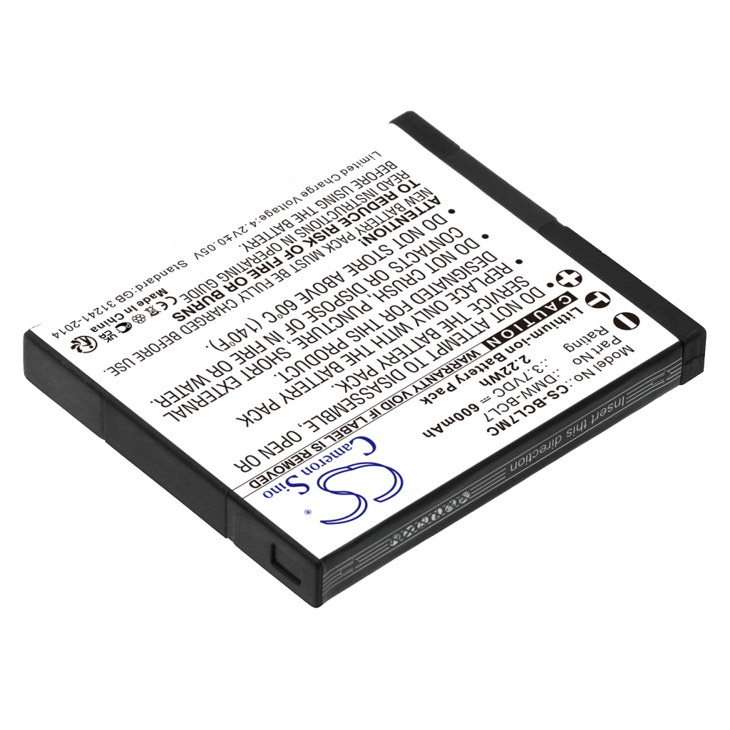 Battery Replaces DMW-BCL7E