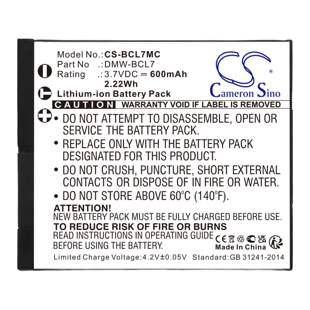 Camera Battery Panasonic Lumix DMC-FS50S