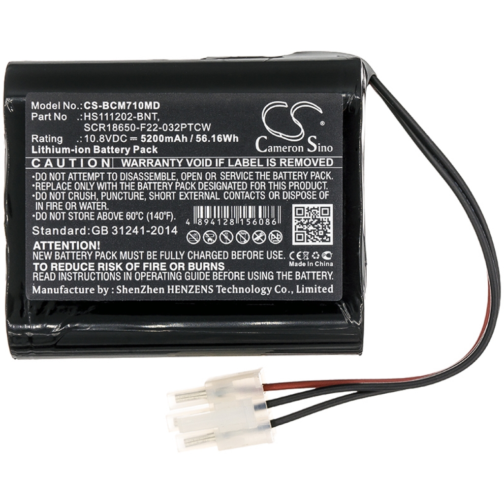 Batterier för medicintekniska produkter Bionet CS-BCM710MD
