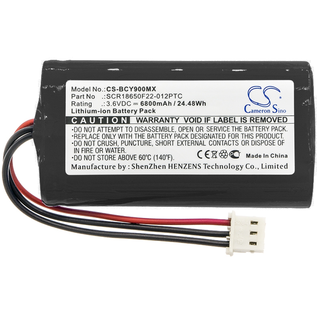 Battery Replaces SCR18650F22-012PTC