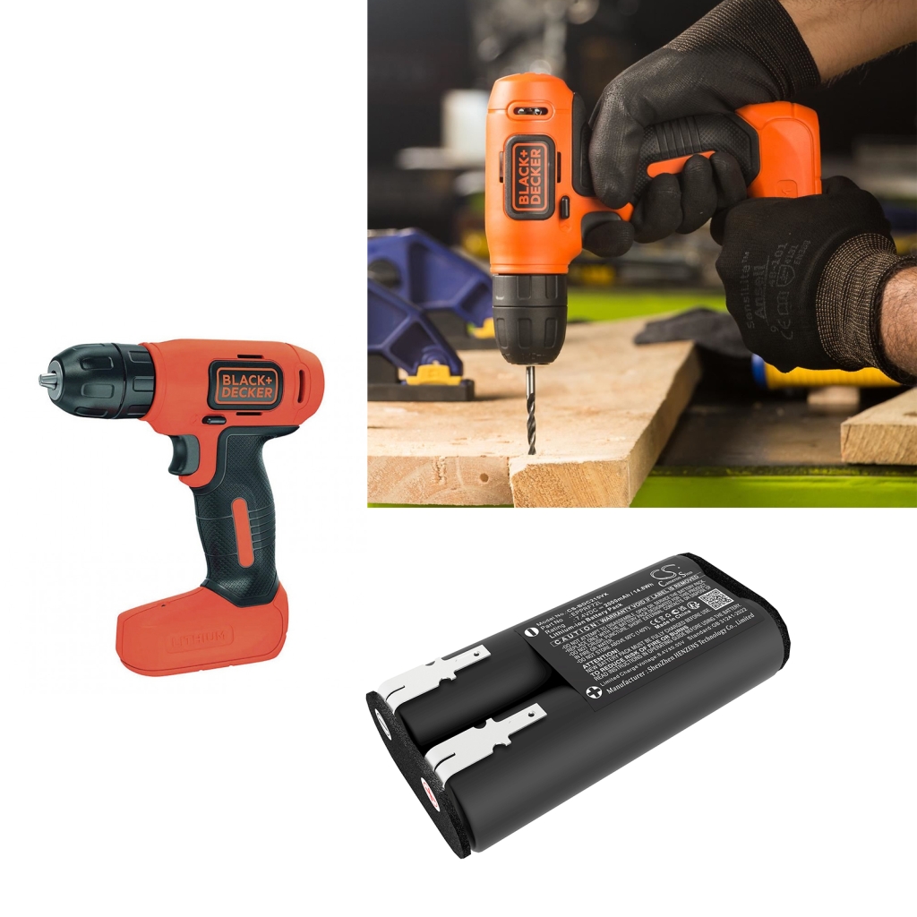 Batterier till dammsugare Black+decker CS-BDC215VX