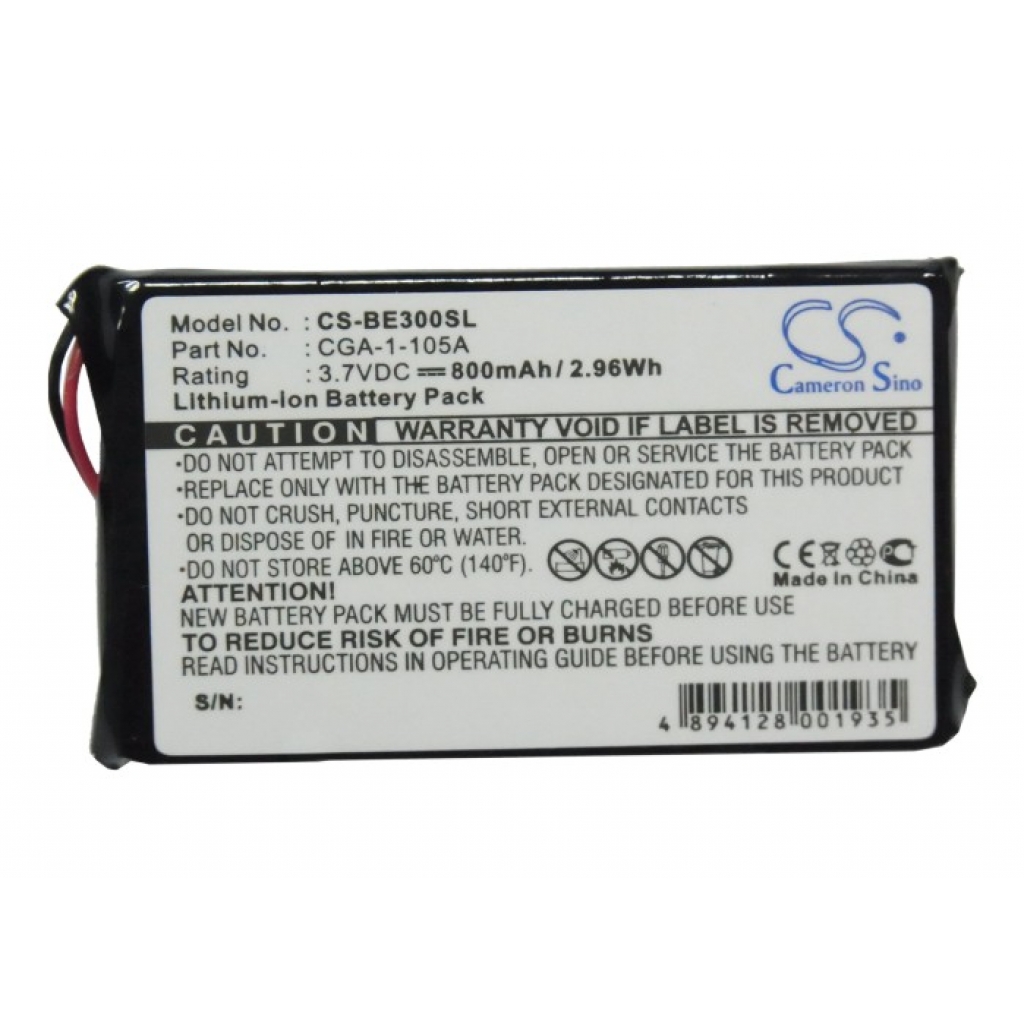 Batterier Ersätter CGA-1-105A