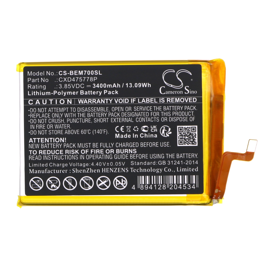 Batterier till mobiltelefoner Bea-fon CS-BEM700SL