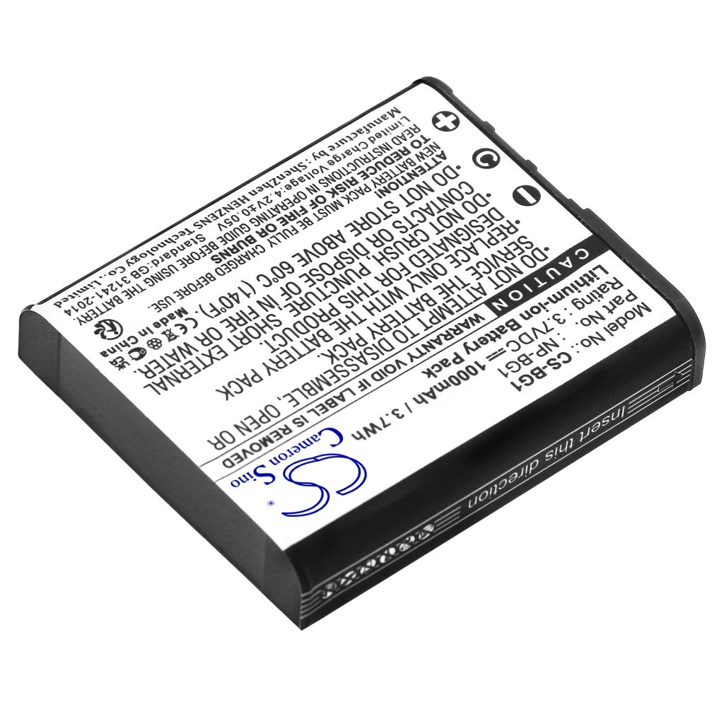 Batterier Ersätter __        Cyber-shot DSC-W70S