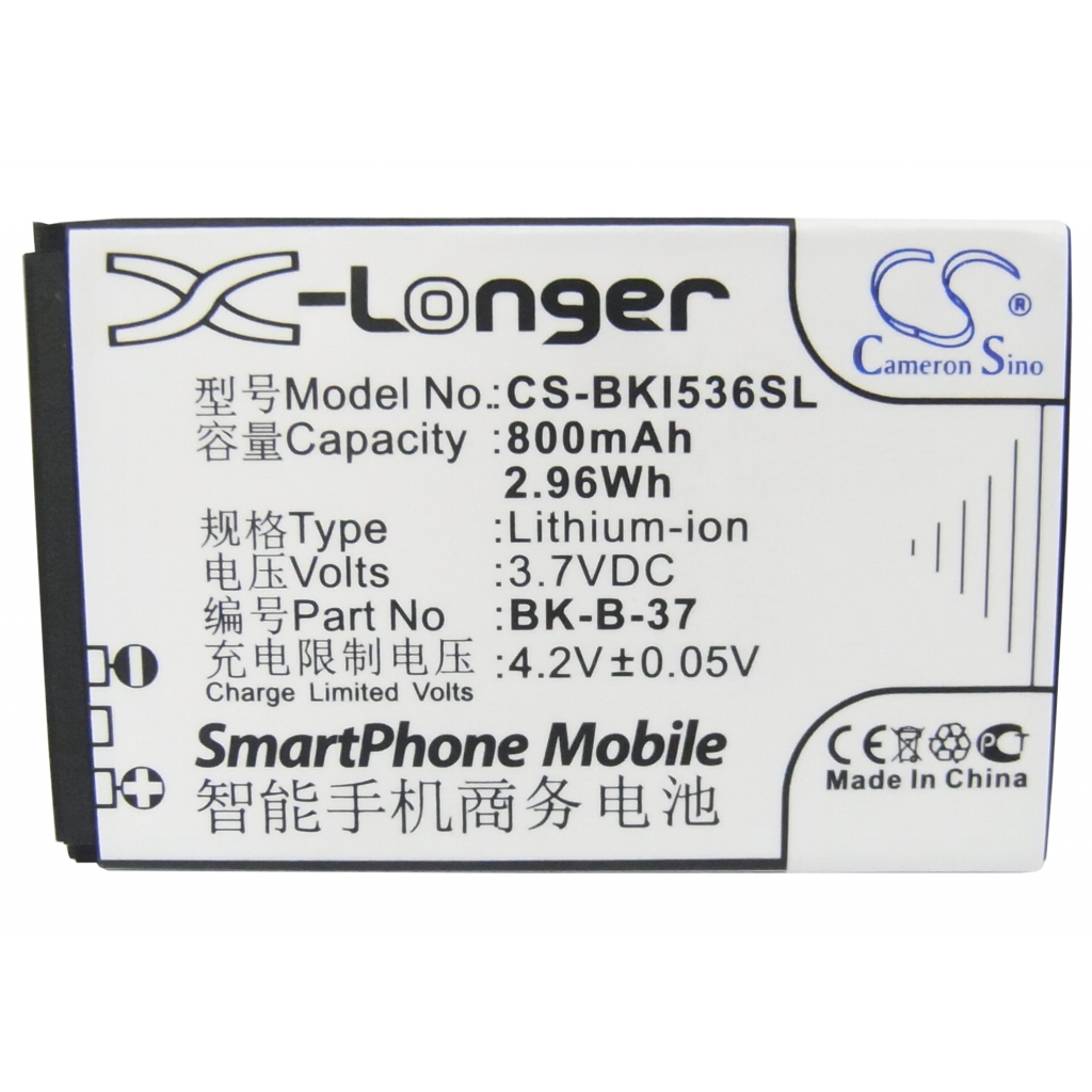 Batterier till mobiltelefoner BBK CS-BKI536SL