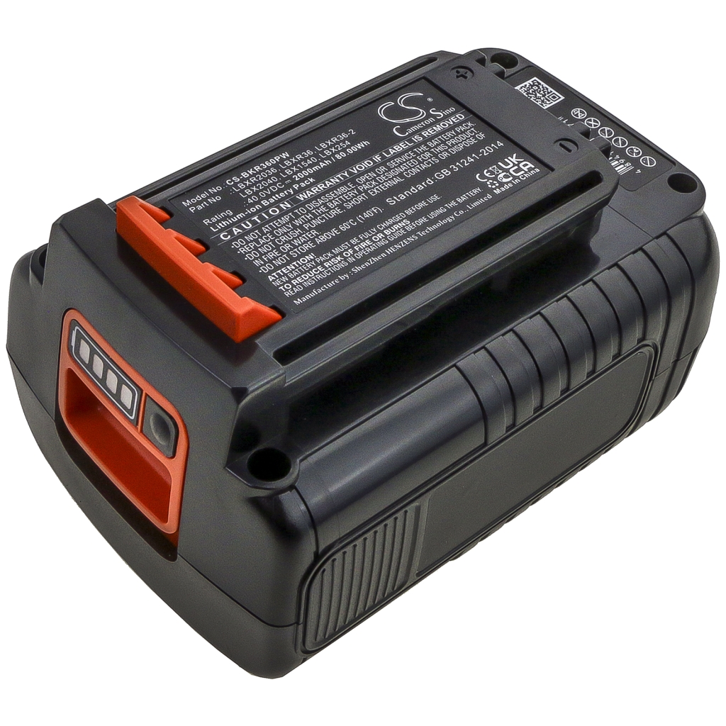 Industriella batterier Black & decker CS-BKR360PW