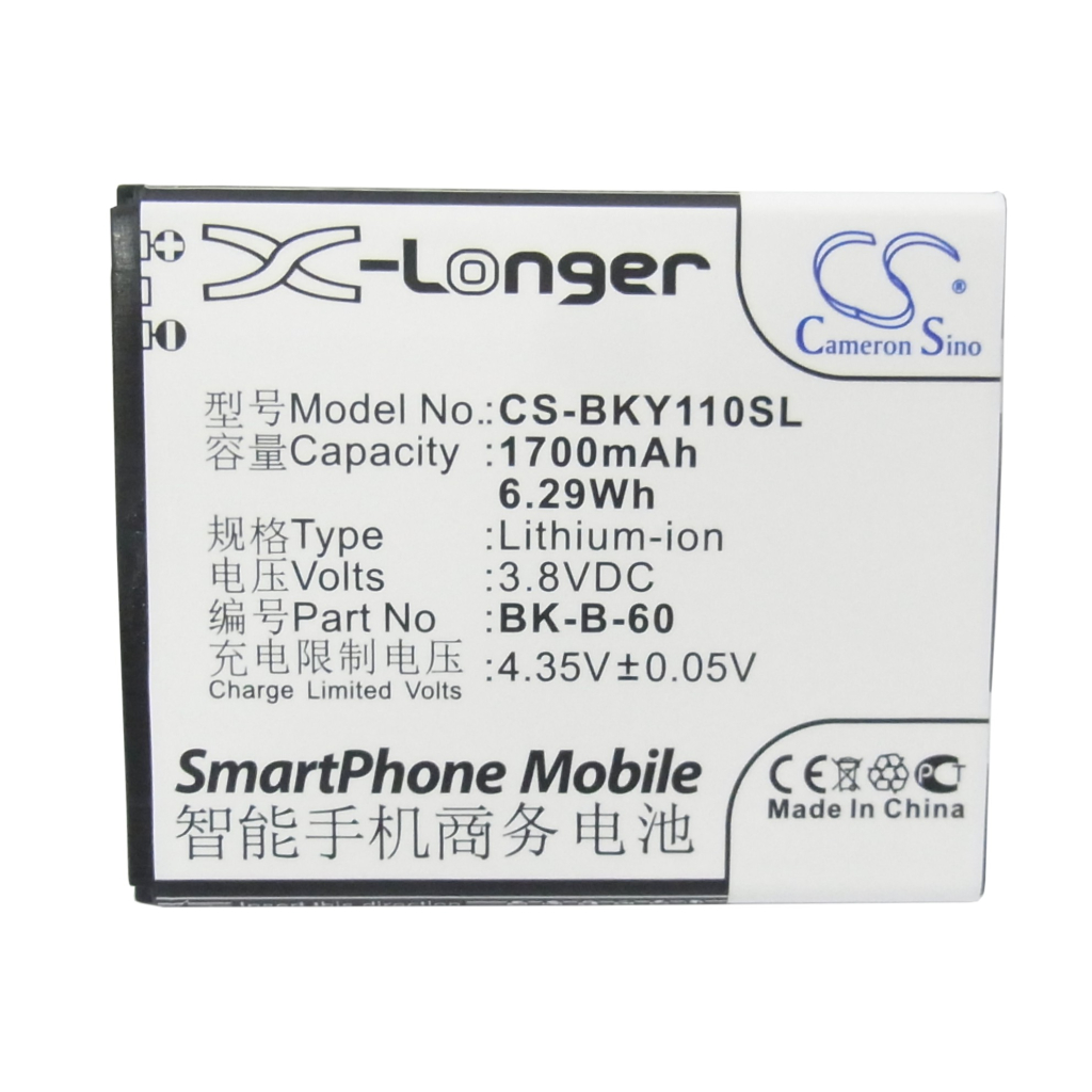 Batterier till mobiltelefoner BBK CS-BKY110SL