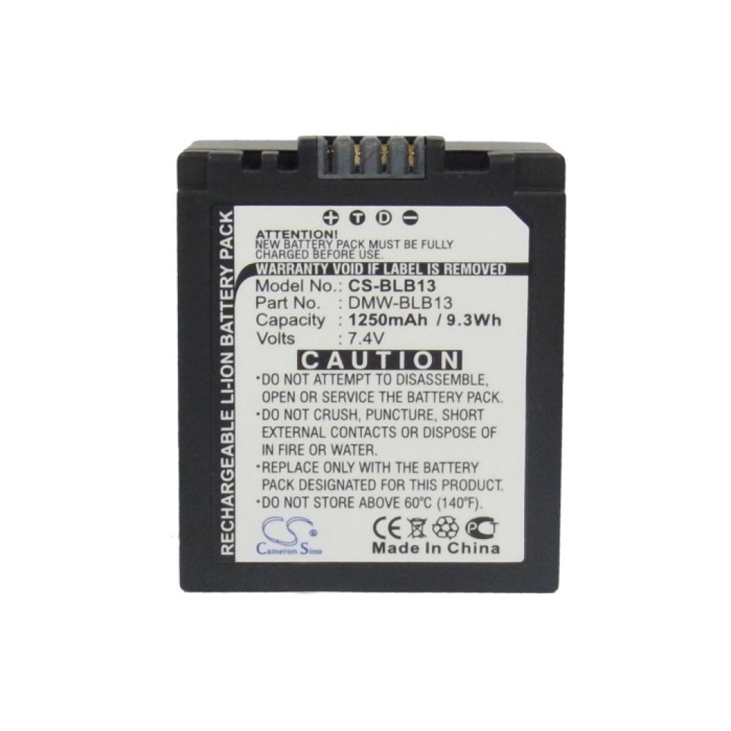 Batterier Ersätter Lumix DMC-G1 SLR
