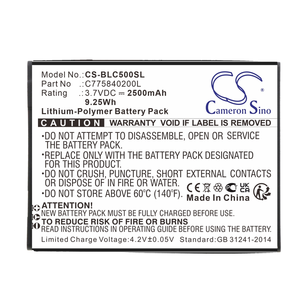 Batterier Ersätter C5