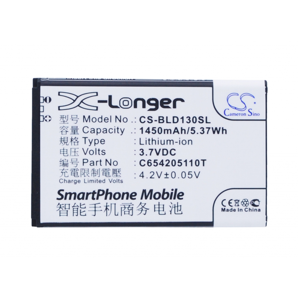 Batterier till mobiltelefoner BLU CS-BLD130SL