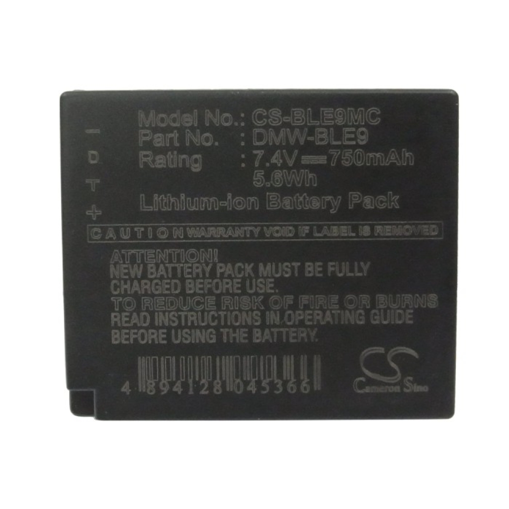 Batterier Ersätter Lumix DMC-GF3CK