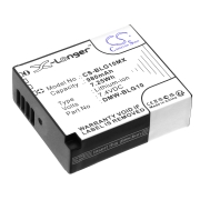 CS-BLG10MX<br />Batteries for   replaces battery DMW-BLG10