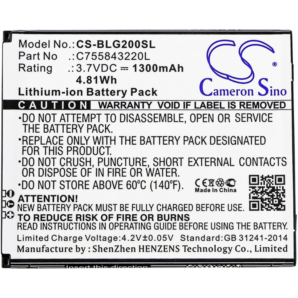 Battery Replaces C755843220L