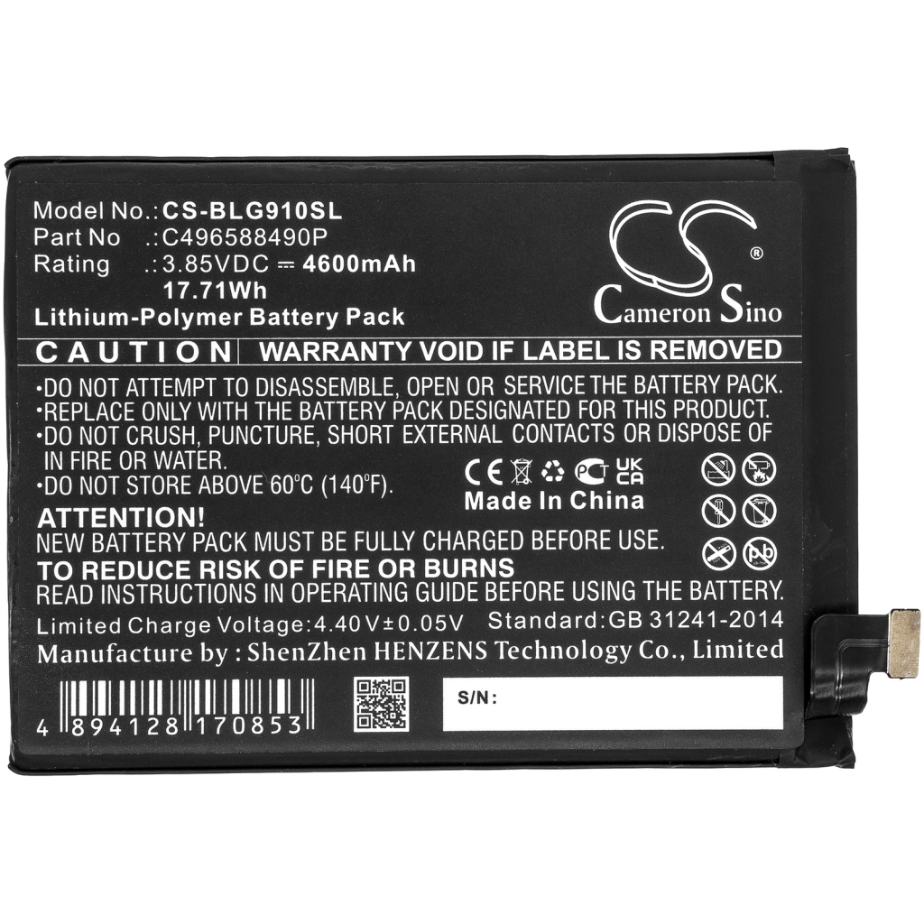 Batterier Ersätter C496588490P