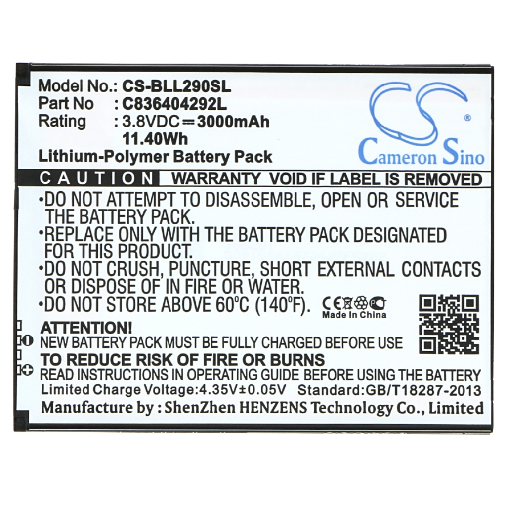 Battery Replaces C836404292L