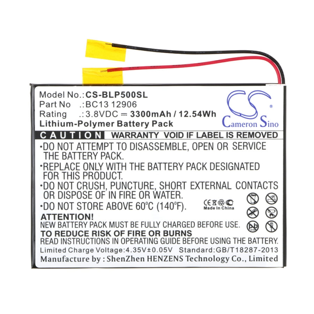 Batterier Ersätter TouchBook 7.0 LTE