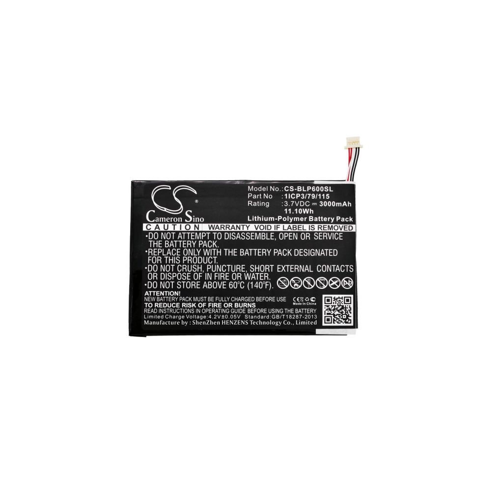 Tablet Battery Blu CS-BLP600SL